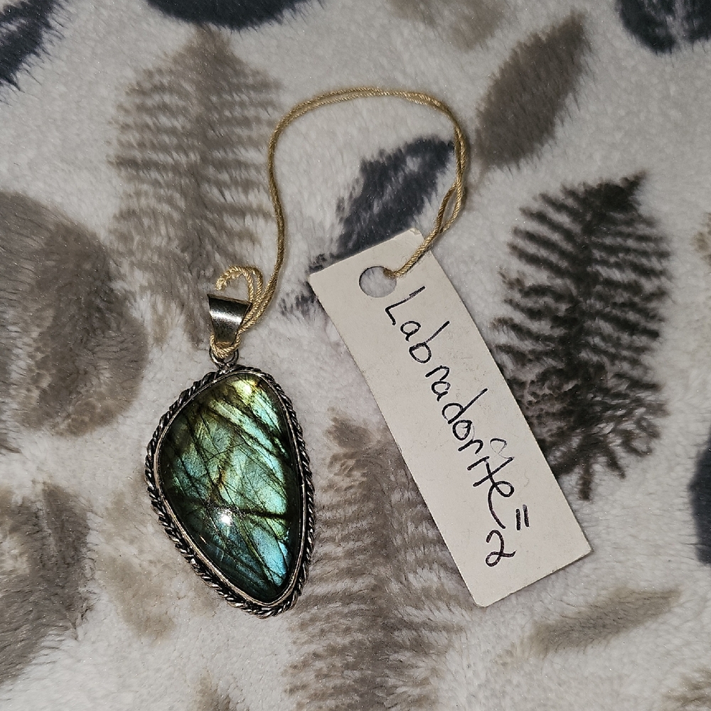 Labradorite 925 Silver Pendant